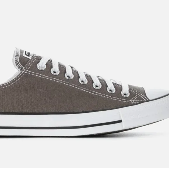 NEW! Converse Chuck Taylor women's 6.5 All star Sneakers Charcoal Gray Grey - Picture 2 of 5